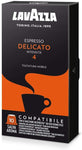 Lavazza Capsule Compatibili Nespresso Espresso Decaffeinato Ricco - 10 confezioni da 10 capsule