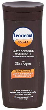 Leocrema solare, latte doposole rigenerante, con olio di argan, 200 ml