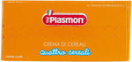 Plasmon Crema di Cereali Quattro Cereali 230g Con Ingredienti selezionati, La base ideale per la pappa