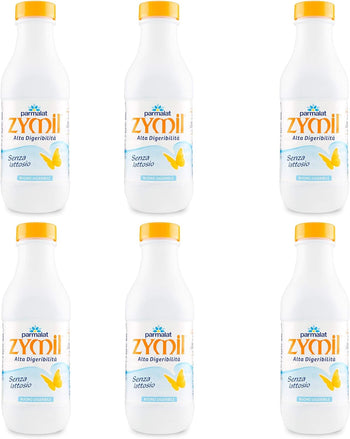 Latte UHT Zymil digeribile Parzialmente Scremato 250 ml 6 Bottiglie
