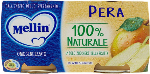 Mellin Omogeneizzato Pera, 2 x 100g
