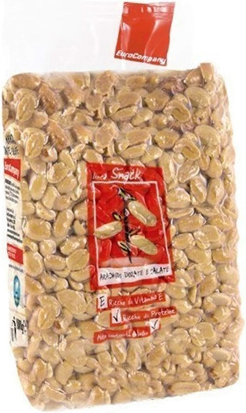 ARACHIDI SALATE EUROCOMPANY 1 KG NOCCIOLINE SNACK FRIENDS PARTY BUSTA 1000 GR