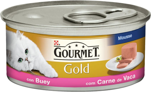 Gourmet, Alimento Completo per Gatti con Manzo - 85 gr