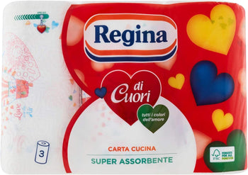 Carta Regina, 2 Veli, Super Assorbenza - 3 Rotoli