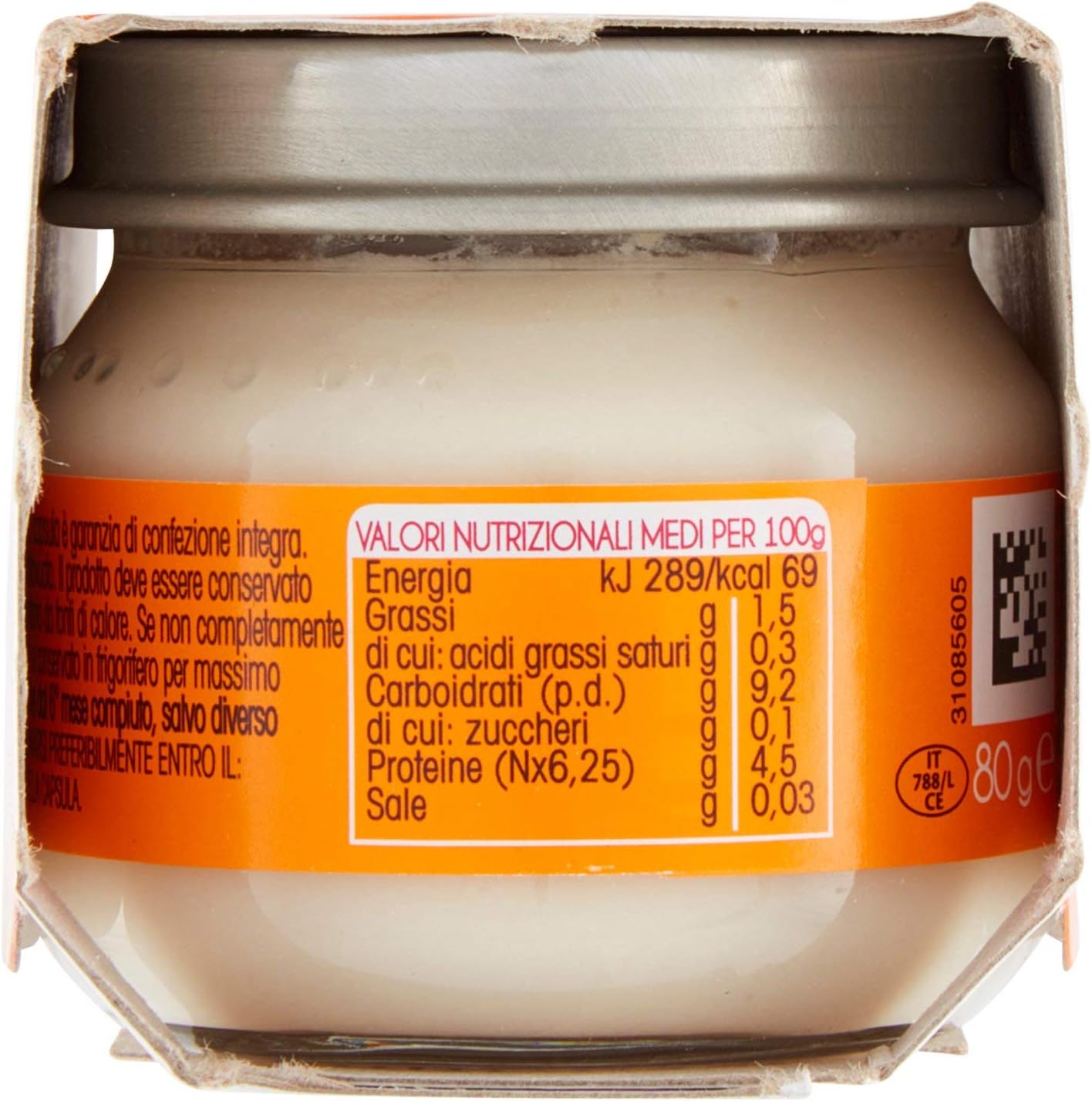 Plasmon Omogeneizzato Trota con Patate, 2 x 80g