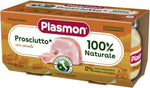 Plasmon Omogeneizzato Carne Prosciuto e cereale 2x80g Con Carne Italiana, 100% naturale, senza amidi e sale aggiunti