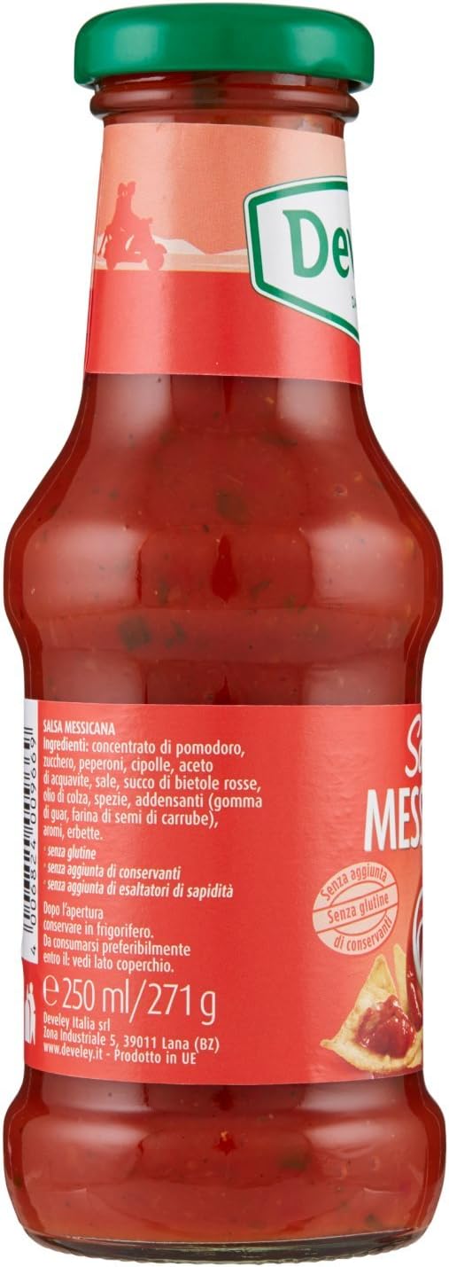 Develey Salsa Messicana Ideale con Nachos, 250ml