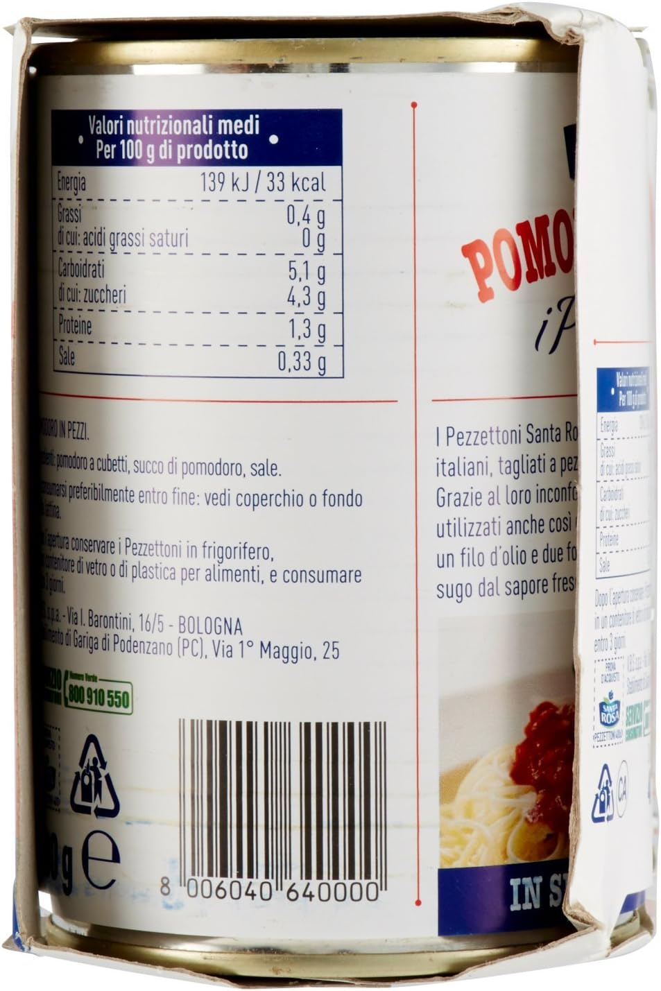 S.Rosa Pezzettoni 3X400Gr