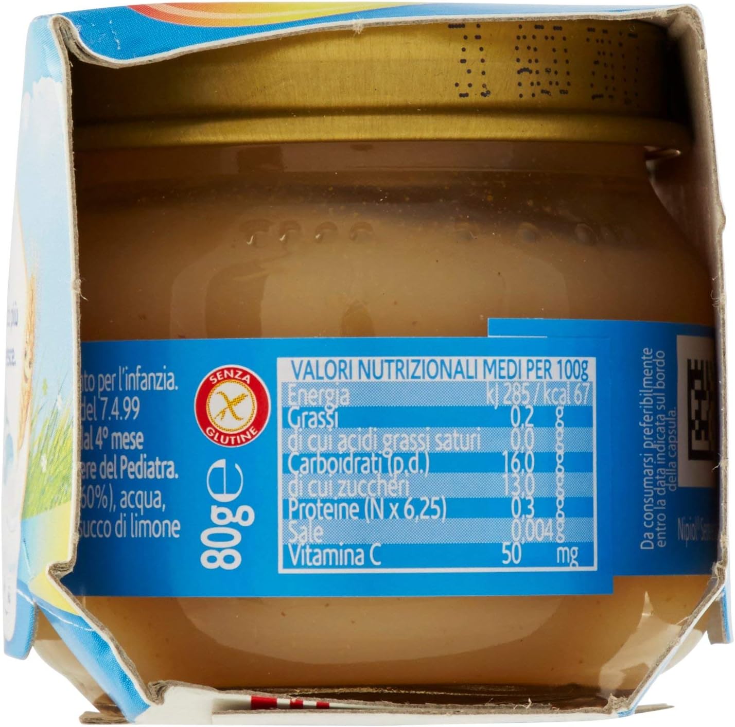 Nipiol Pera Omogeneizzato 2 x 80 g