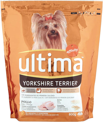 ULTIMA DOG Crocchette per Cani Yorkshire Terrier, 800g