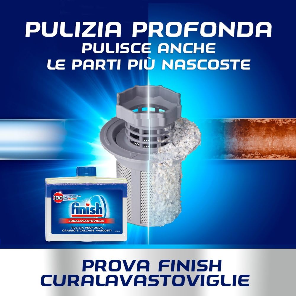 Finish Curalavastoviglie Additivo Lavastoviglie, Regular, 250 ml