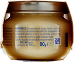 Mellin Omogeneizzato Di Platessa E Verdure 100% Naturale, 80 g, Confezione da 24
