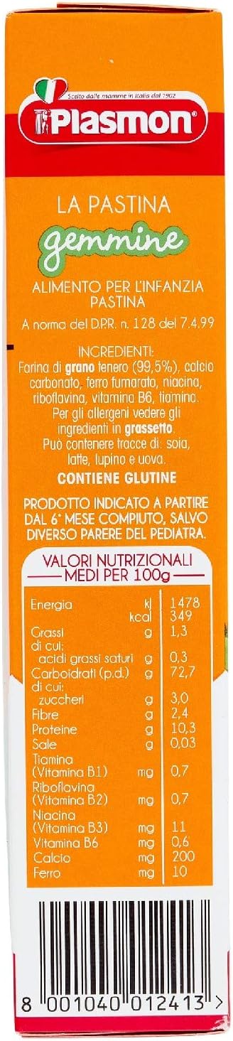 Plasmon Pastina Gemmine 340g