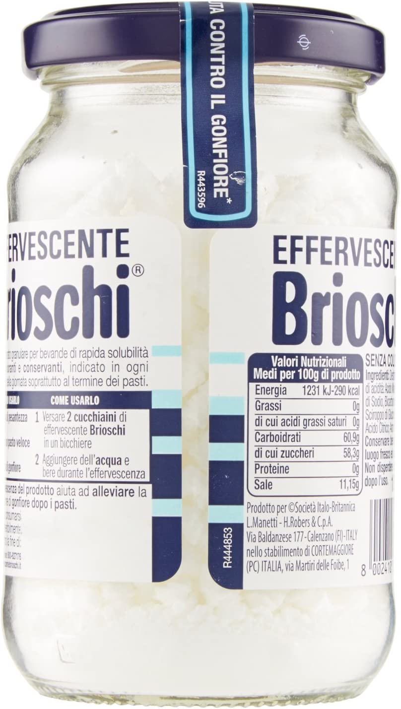 Brioschi Effervescente Digestivo Gusto Limone - 100 gr