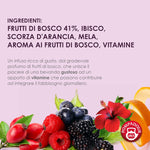 Pompadour, Infuso Frutti di Bosco e Vitamine, 60 Filtri (3 Confezione da 20 Filtri), Dolce e Fruttato, Ricco di Vitamine, Piace anche ai Bambini, Senza Lattosio, Glutine e Allergeni, Vegan