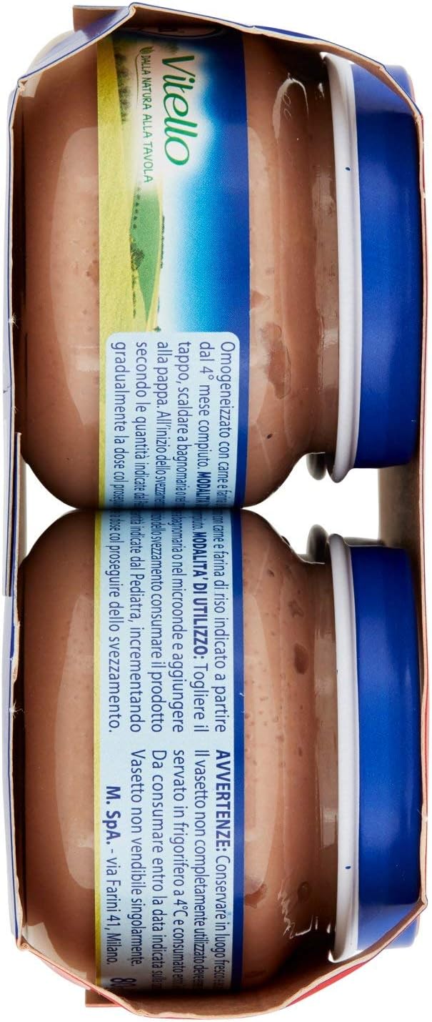 Mellin Omogeneizzato Vitello - 4x80g