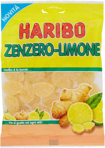 Haribo Caramelle Gomosse Zenzero e Limone, 175g