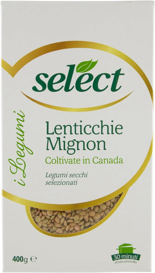 Select Lenticchie Mignon, Coltivate in Canada - 400 gr