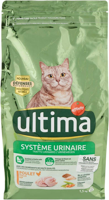 Ultima Cibo per Gatti per Prevenire Problemi alle Tratto Urinario - 1,5 kg