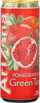 Arizona, Green Tea & Pomegranate, Deliziosa Bevanda al Tè Verde con l'Aggiunta di Melograno, Gusto Dolce e Delicato, Ideale da Gustare in Ogni Momento, Senza Aromi e Coloranti, Lattina da 330 mL