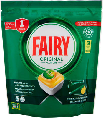 Fairy Tab Lavastoviglie Caps Original 31 Pezzi, 31pz