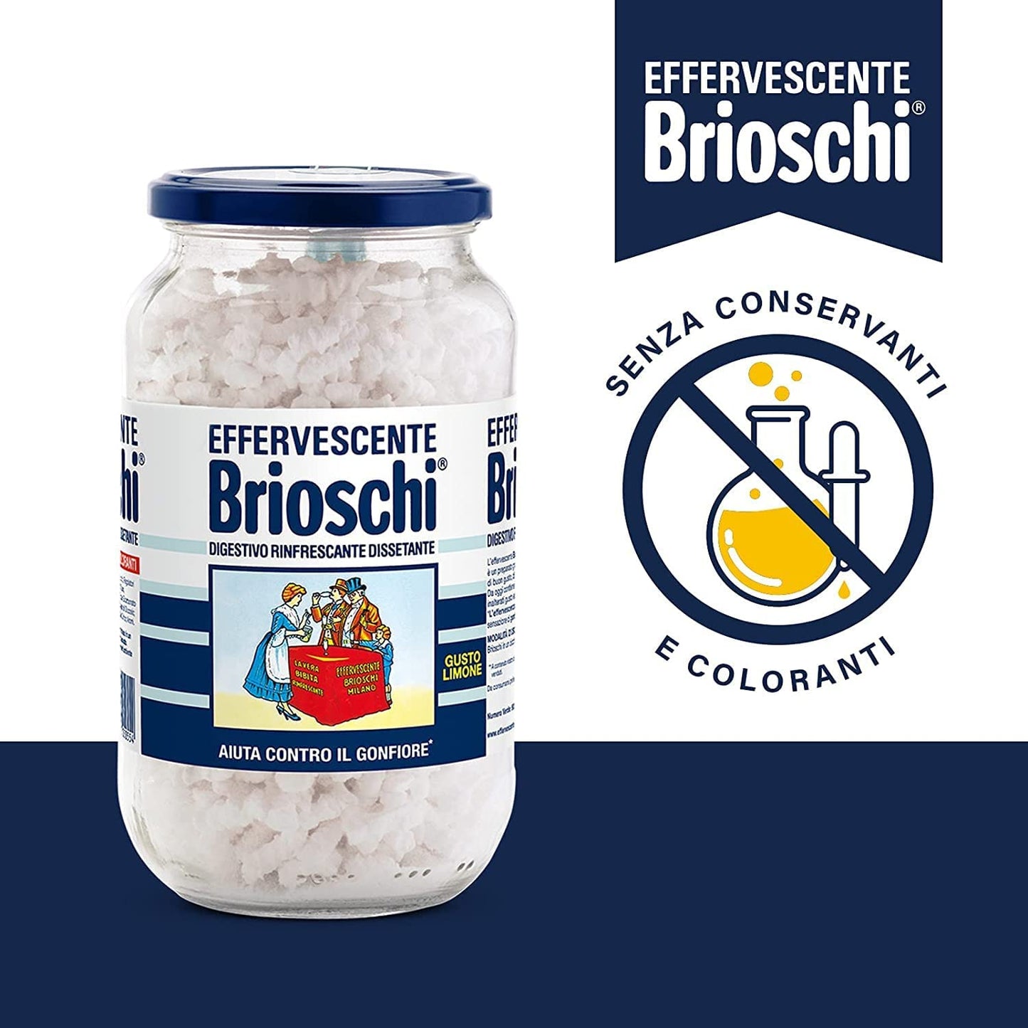 6 x Brioschi gusto limone rinfrescante digestione con sapore di limone.