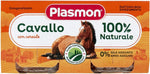 Plasmon Omogeneizzato Carne Cavallo e cereale 2x80g Con Carne Italiana, 100% naturale, senza amidi e sale aggiunti