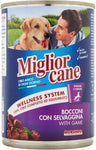 Migliorcane - Bocconi con Selvaggina, con Vitamine e Sali Minerali - 24 pezzi da 405 g [9720 g]
