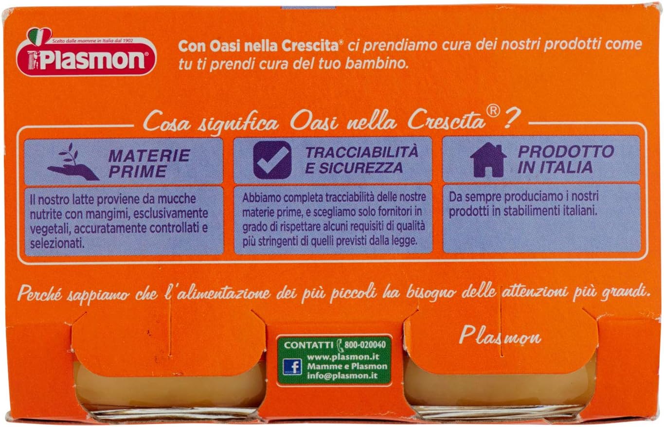 Plasmon Omogeneizzato Yogurt Albicocca 2x120g