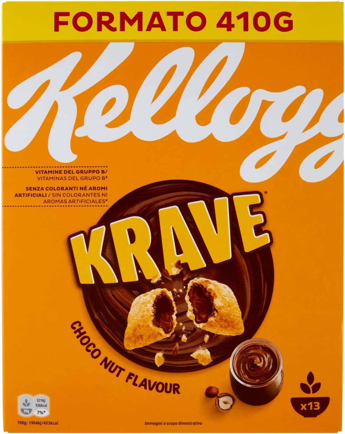 Kellogg's Krave Choco Nut, 410g