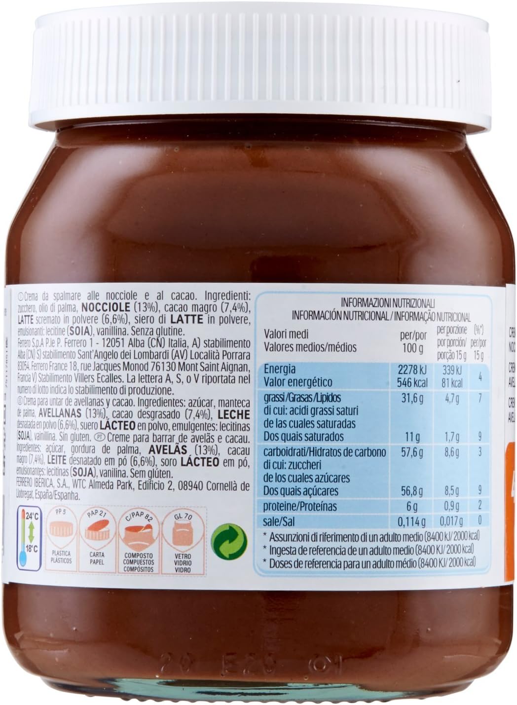 Nutella - 450 gr