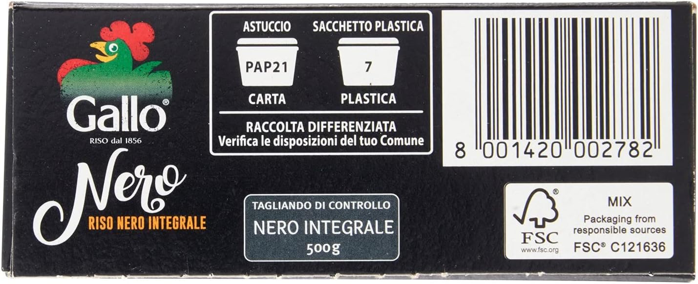Gallo Riso Nero Integrale - 500 g