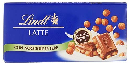 Lindt Cioccolato al Latte con Nocciole Intere - 3 pezzi da 100 g [300 g]