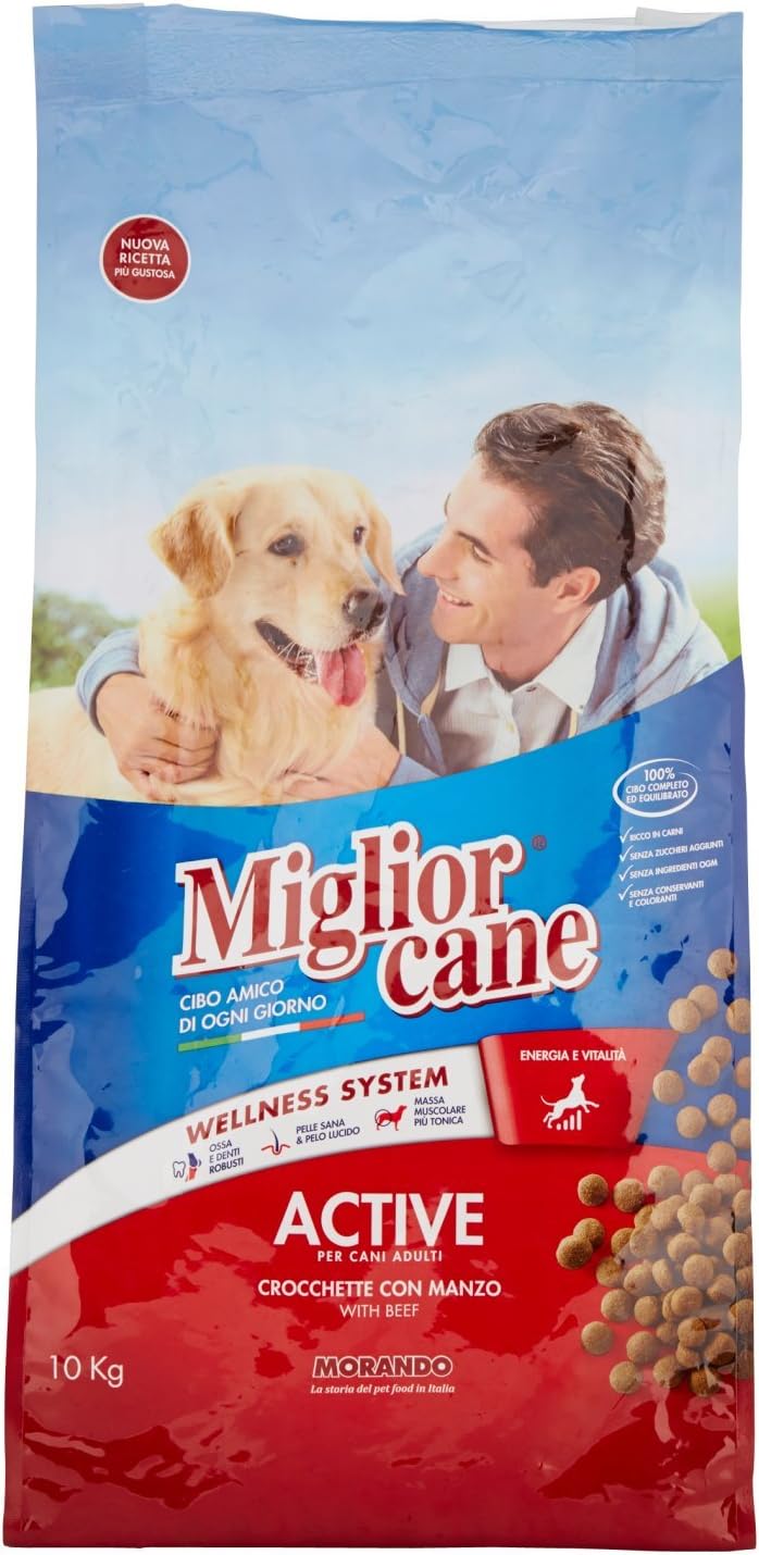 Miglior Cane - Crocchette, Con Manzo - 10000 g
