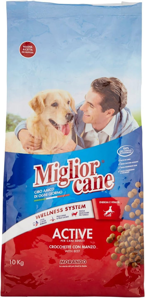Miglior Cane - Crocchette, Con Manzo - 10000 g