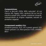 Cesar Selezioni dell'Orto Cibo per Cane con Manzo e Verdure dell'orto 150 g - 14 Vaschette