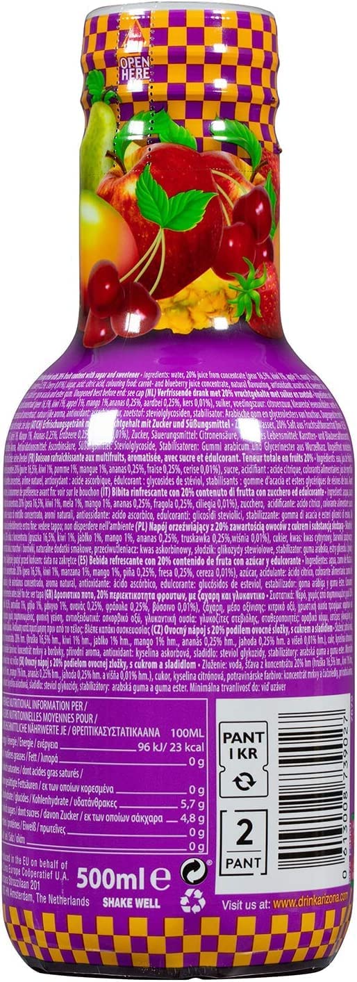 Arizona - Fruit Punch - Cowboy Juice Cocktail 500 ml [Special Edition] - Succo di Frutta Assortito - Novità