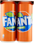 Fanta Original Gusto di Arancia – 4 Lattine da 330 ml, con Succo di Arance Italiane, Senza Aggiunta di Conservanti, Lattina 100% riciclabile, Gusto Rinfrescante, Bevanda Analcolica Frizzante