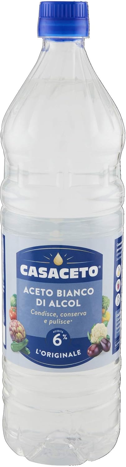 De Nigris 1889 Casaceto, Aceto Bianco di Alcol, 12 Confezione da 1075 Grammi
