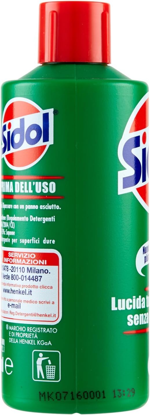 Sidol Lucida Tutti I Metalli senza Graffiare, 150ml