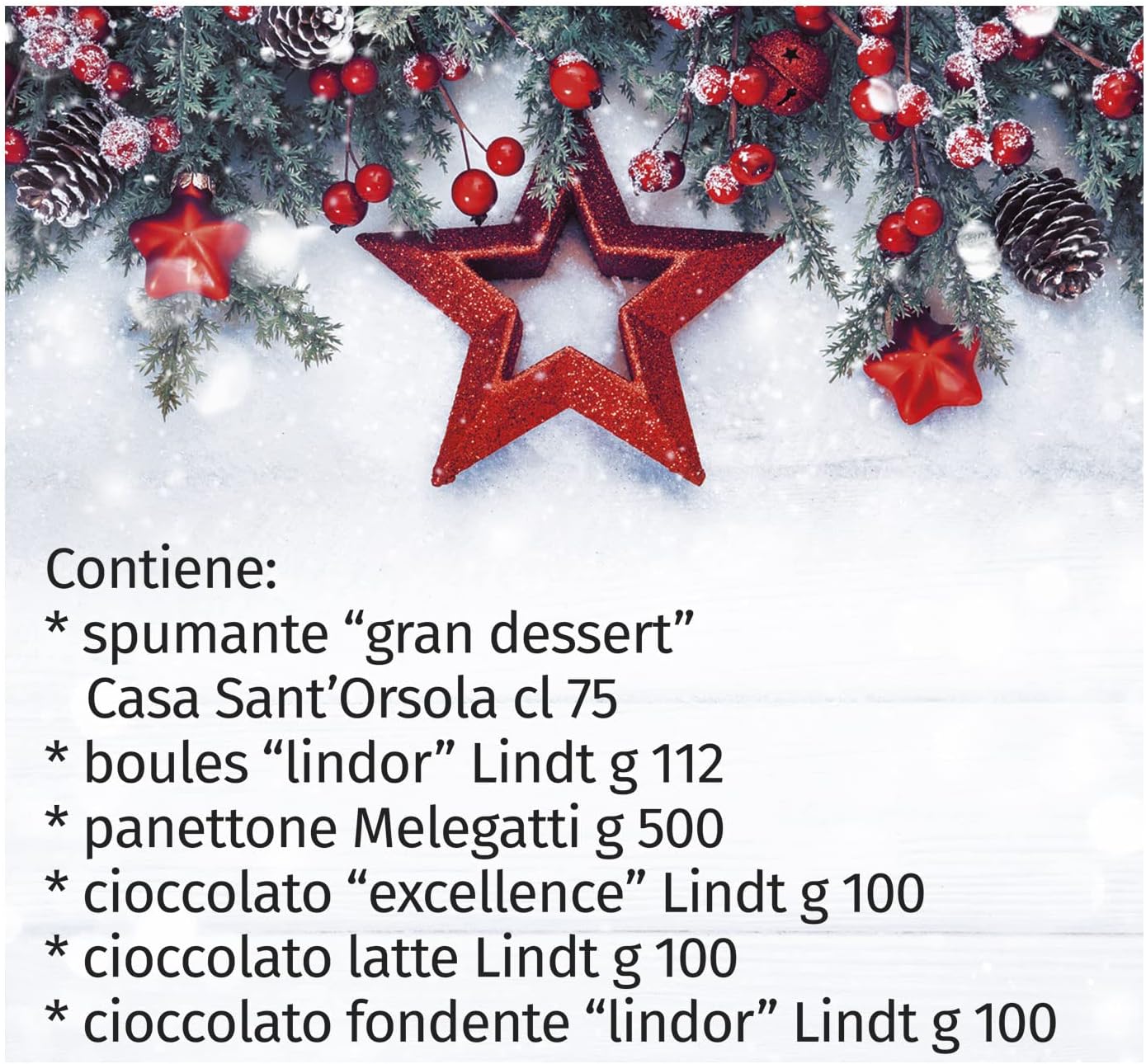 CONFEZIONE "E' NATALE" LINDT