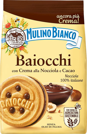 Mulino Bianco - Biscotti Baiocchi, 260 grammi