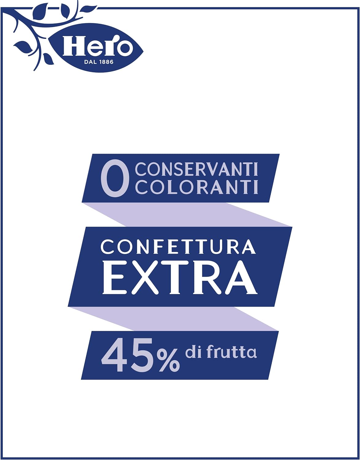 Hero Poker Marmellata ai Frutti di Bosco, 30 confezioni da 100g (4 monodosi x 25 gr), marmellata e confettura extra, frutta di alta qualità, senza conservanti e senza coloranti