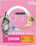 Purina One Bifensis Junior Crocchette Gatti, 1-12 Mesi, Pollo e Cereali, 800g