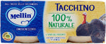 Mellin Omogeneizzato di Tacchino 100% Naturale – 24 Vasetti da 80 gr