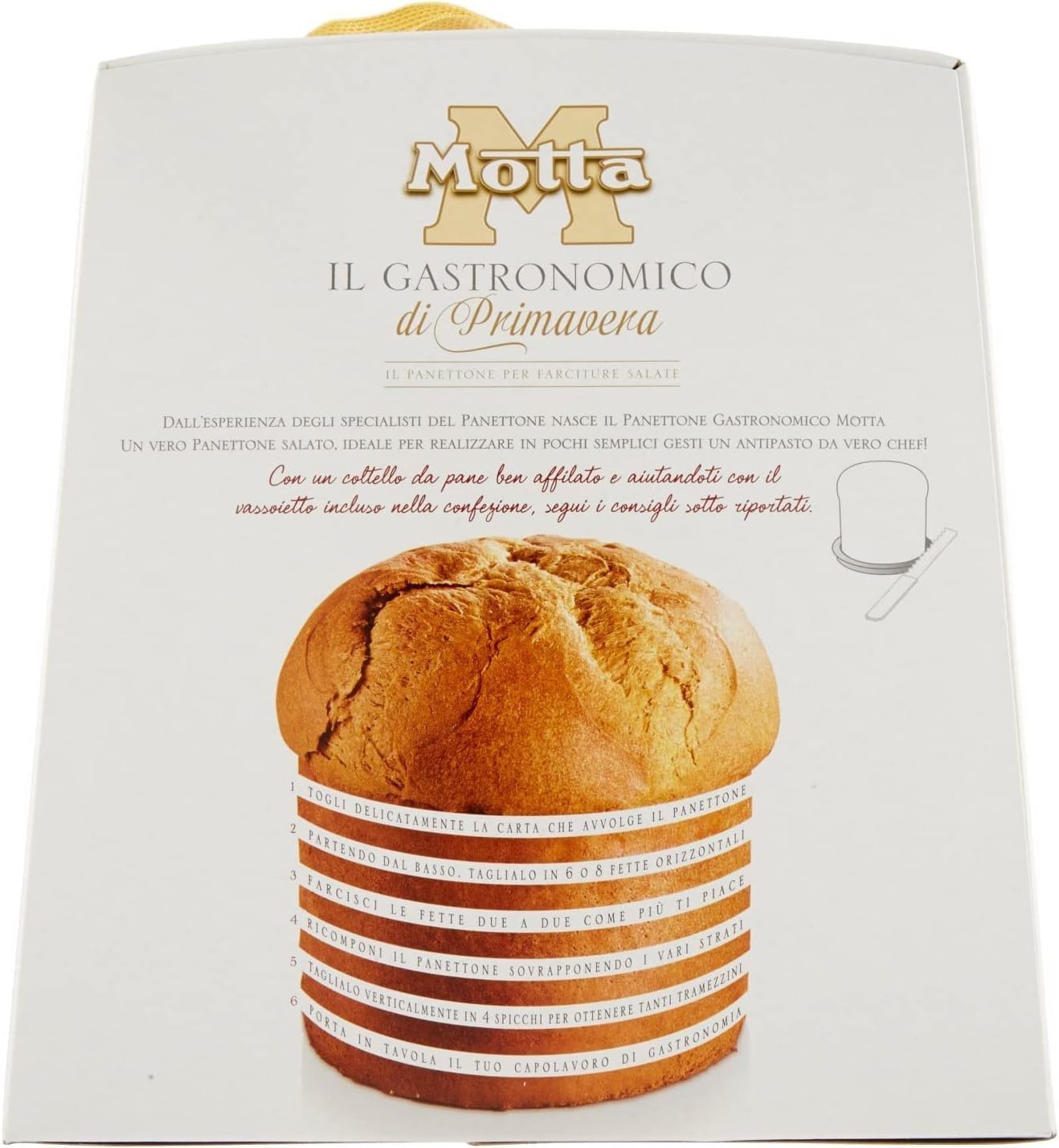 Motta - Panettone Maxi Gastronomico 700 g - Da farcire con creatività