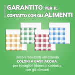 Foxy GranTavola Scozzesi | Tovaglioli Doppiovelo | 43 pezzi 32x32,5cm | Decoro scozzese 4 colori | Carta 100% certificata PEFC™ | Confezione 100% riciclabile