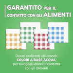 Foxy GranTavola Scozzesi | Tovaglioli Doppiovelo | 43 pezzi 32x32,5cm | Decoro scozzese 4 colori | Carta 100% certificata PEFC™ | Confezione 100% riciclabile
