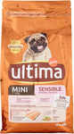 Ultima Cibo per Cani Mini Sensitive con Salmone e Riso - 1,5 kg