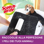 Scotch-Brite Ricarica Spazzola per Rimuovere i Peli di Animali Domestici Super Adesiva